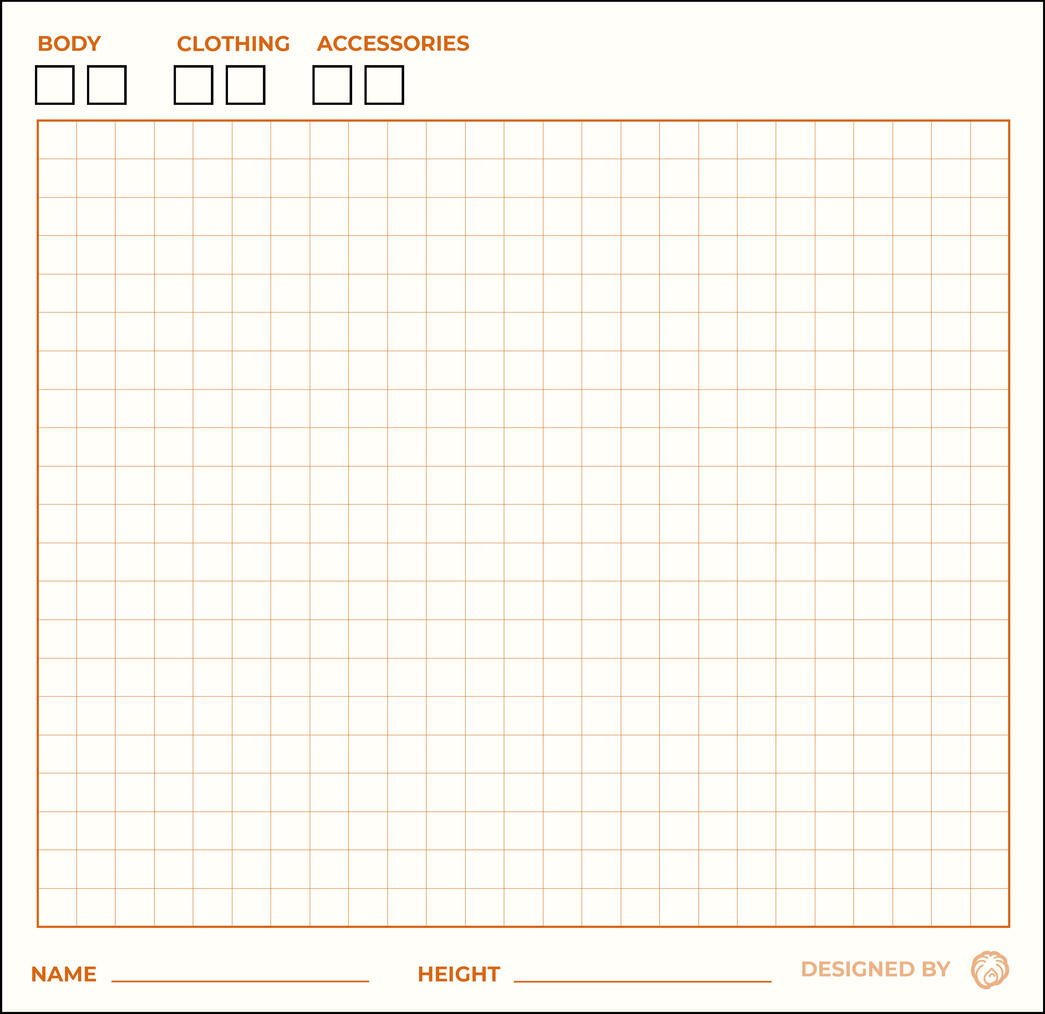 Character Design Template